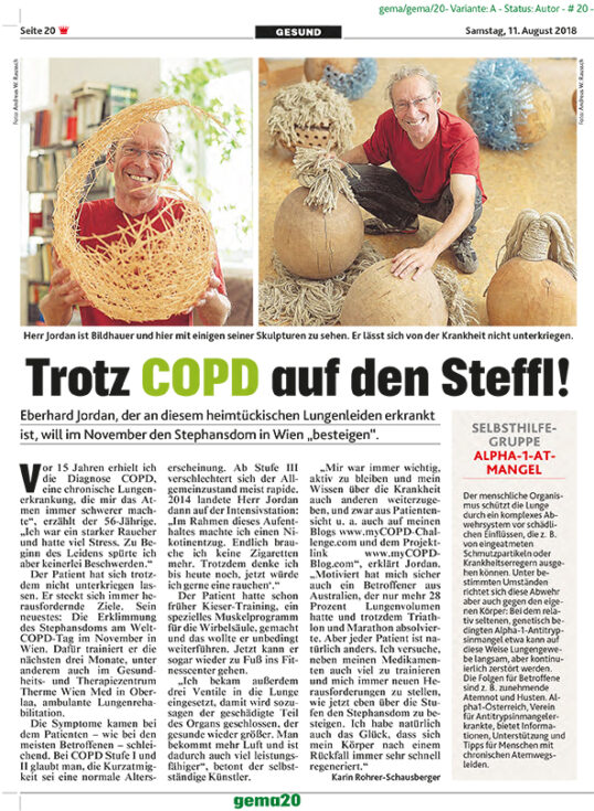 Seite: 20-A (20-) gema für 11.08.2018 - Status: Autor